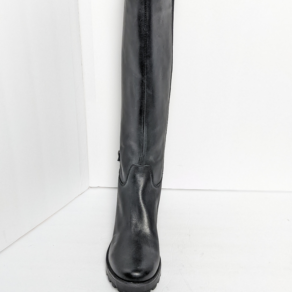 Girotti leather knee high boots - Picture 3 of 16